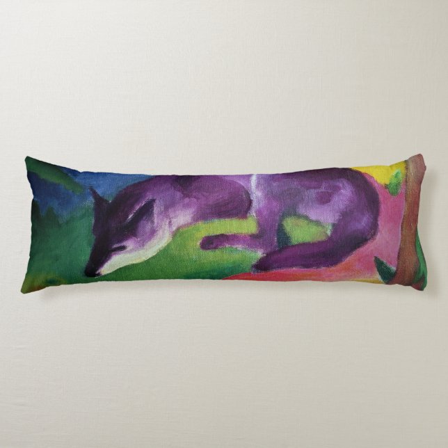 Blauer Fox, 1911 Seitenschläferkissen (Vorderseite)