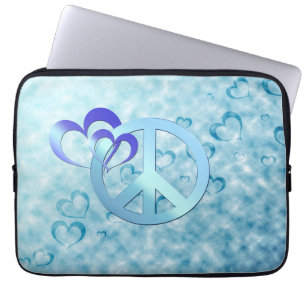 Blauer Frieden Laptopschutzhülle