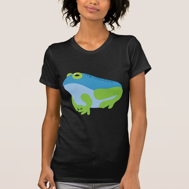 Blauer Frosch T-Shirt (Vorderseite)