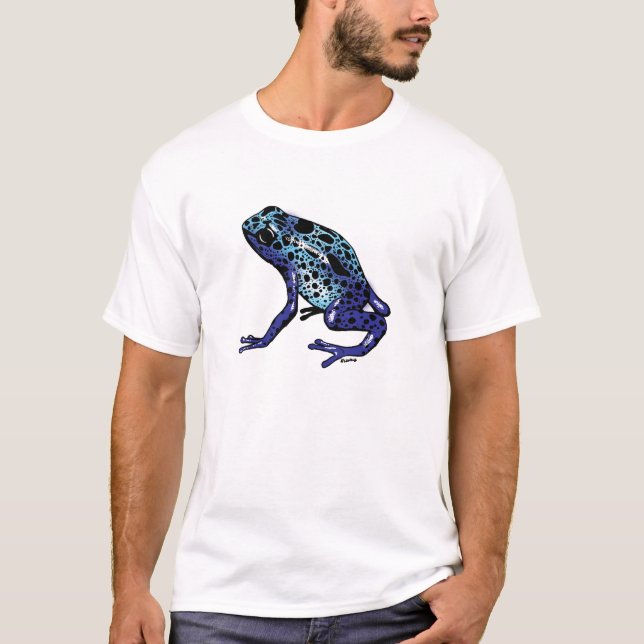 Blauer Frosch T-Shirt (Vorderseite)