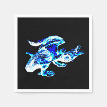Blauer Frost Eis Drache Fabelwesen 50 x