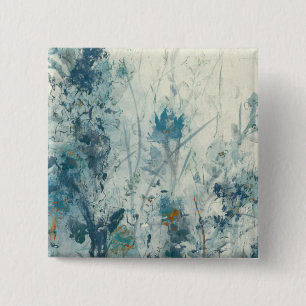 Blauer Frühling Button