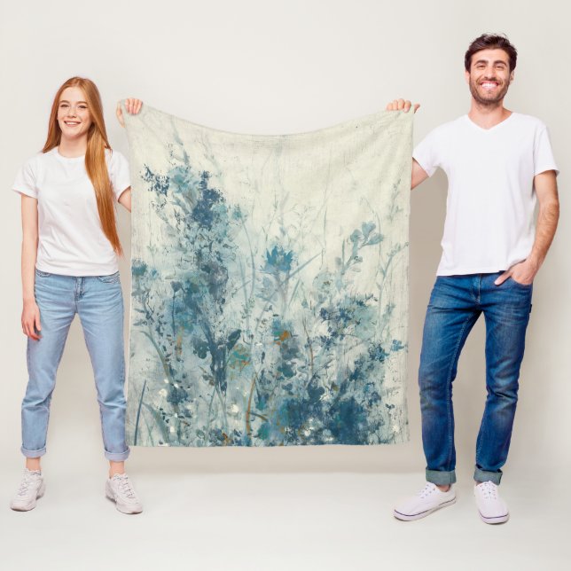 Blauer Frühling Fleecedecke (Beispiel)