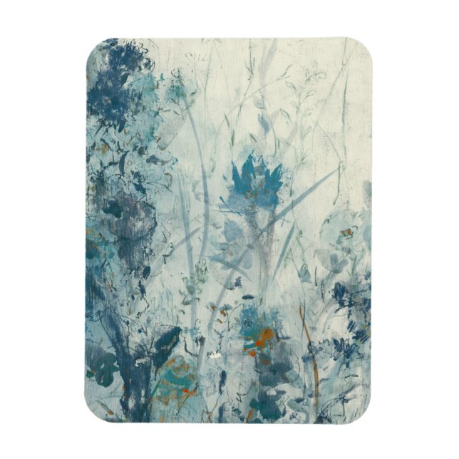 Blauer Frühling Magnet (Vertikal)