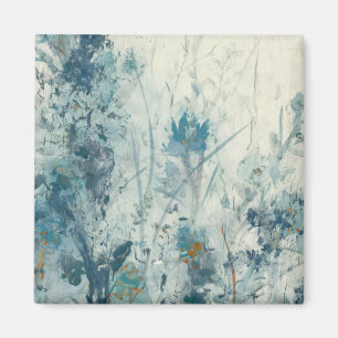 Blauer Frühling Magnet