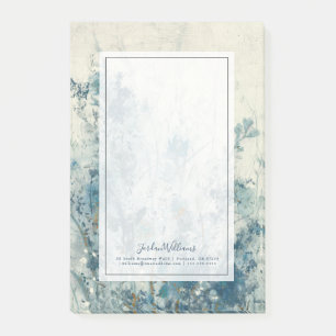 Blauer Frühling Post-it Klebezettel