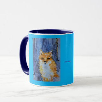 Blauer Fuchs Becher Tasse