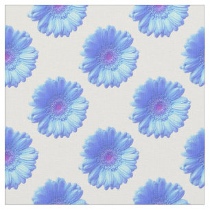 Blauer Gänseblümchen Stoff