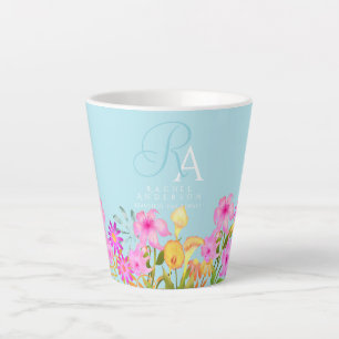 Blauer Garten Milchtasse