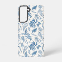 Blauer Garten Schmetterling und Blumengarten Muste