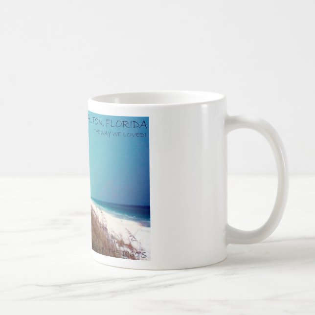 Blauer Gebirgsstrand Kaffeetasse (Rechts)
