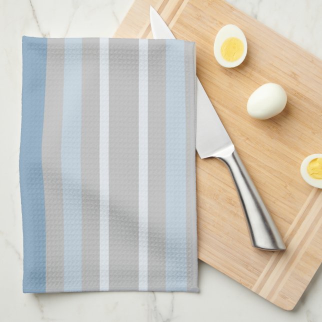 Blauer Geburtstag Geschirrtuch (Viertel Falte)