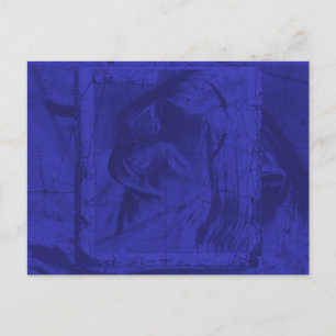 Blauer Gedanke I Postkarte