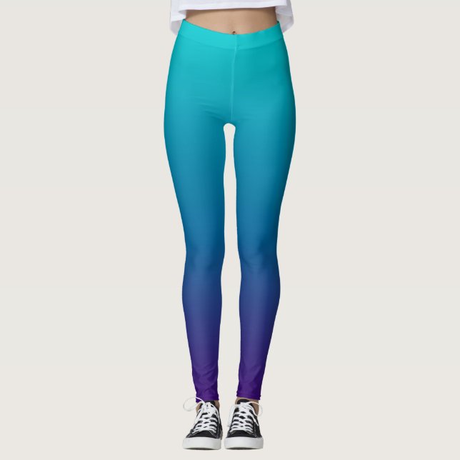 Blauer Geist Leggings (Vorderseite)