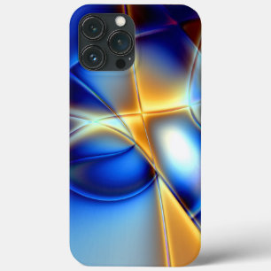 Blauer, gelber und schneckenförmiger Lauf Case-Mate iPhone Hülle
