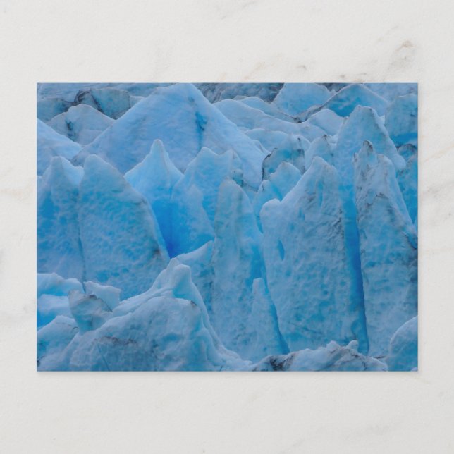 Blauer Gletscher Postkarte (Vorderseite)