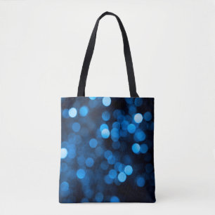 Blauer Glitzer-Bokefarben-Texturleuchten