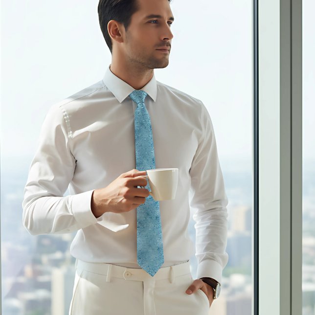 Blauer Glitzer Hochzeit Krawatte (Von Creator hochgeladen)