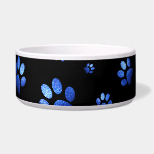 Blauer Glitzer Napf