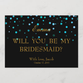 Blauer Glitzer wird meine Einladung sein