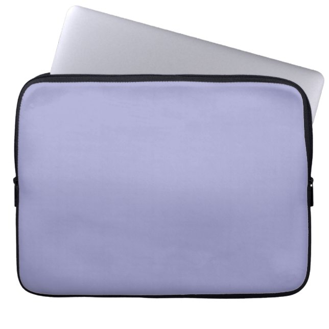 Blauer Glocke (Vollfarbe) Laptopschutzhülle (Vorderseite)