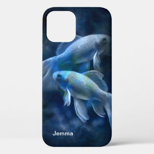 Blauer Goldfisch Personalisiert Case-Mate iPhone Hülle