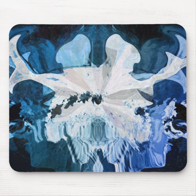 Blauer Gott Mousepad (Vorne)