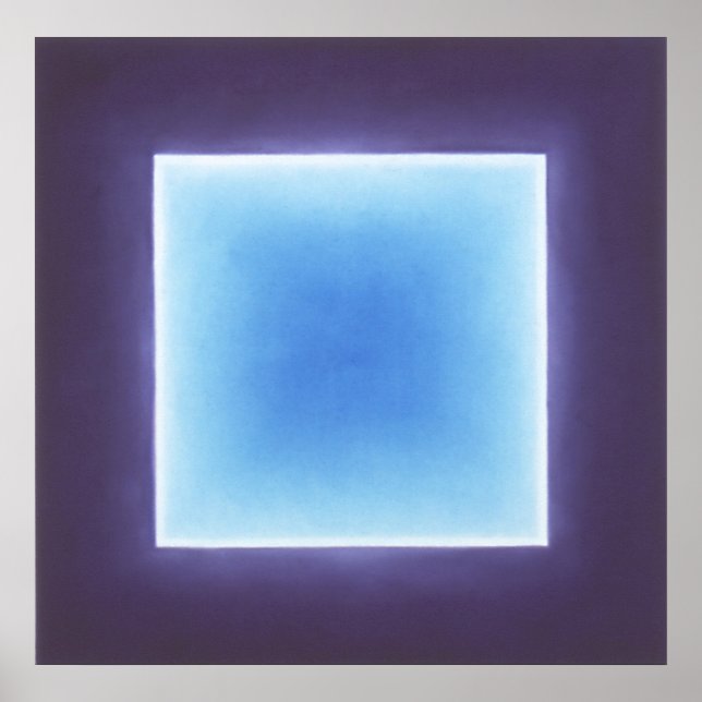 Blauer Gott Poster (Vorne)