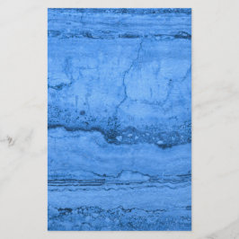 Blauer Granitmuster blauer Marmorfelsen Briefpapier