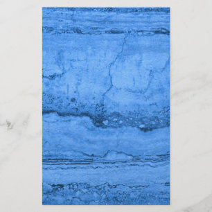 Blauer Granitmuster blauer Marmorfelsen Briefpapier