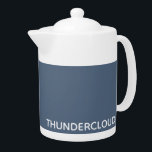Blauer Graue Farbe von Thundercloud<br><div class="desc">Blaugrau wie donnernde Wolken</div>