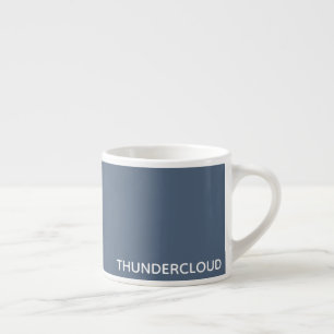 Blauer Graue Farbe von Thundercloud Espressotasse