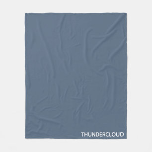 Blauer Graue Farbe von Thundercloud Fleecedecke