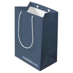 Blauer Graue Farbe von Thundercloud Mittlere Geschenktüte