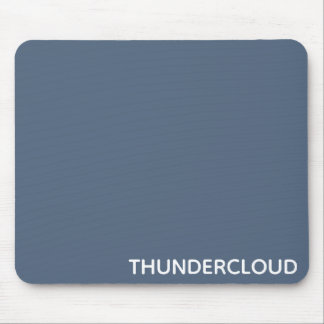 Blauer Graue Farbe von Thundercloud Mousepad