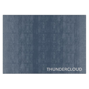 Blauer Graue Farbe von Thundercloud Schneidebrett