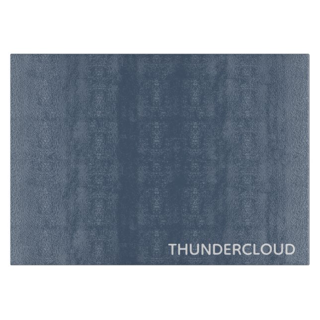 Blauer Graue Farbe von Thundercloud Schneidebrett (Vorderseite)