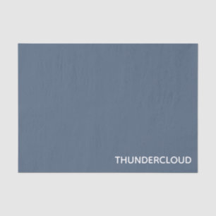Blauer Graue Farbe von Thundercloud Seidenpapier