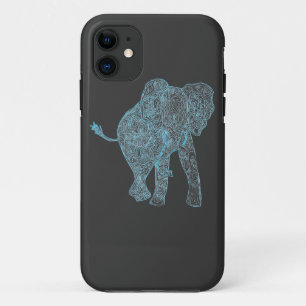 Blauer/grauer Elefant iPhone 5 Kasten Case-Mate iPhone Hülle