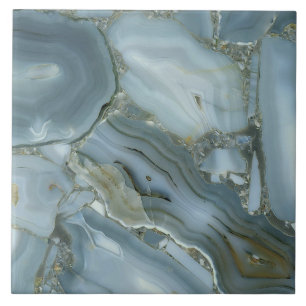 Blauer grauer Marmor mit Goldvene Fliese