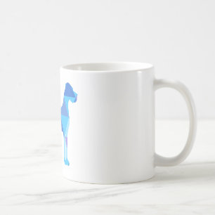 Blauer Great Dane Triangulus Tasse