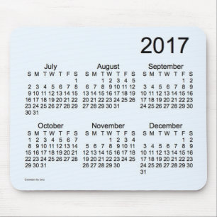 Blauer Großdruck-Kalender 2017 Alices durch Janz Mousepad