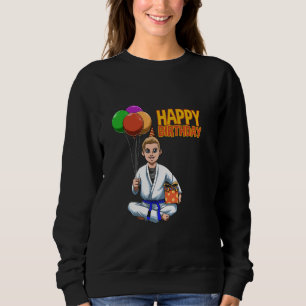Blauer Gürtel Brasilianischer Jiu-Jitsu Geburtstag Sweatshirt