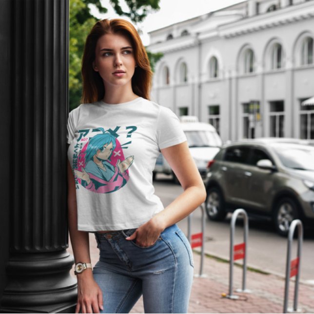 Blauer Haarbül T-Shirt (Von Creator hochgeladen)