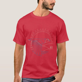 Blauer Häher lustig T-Shirt