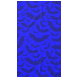 blauer halloween vampir fledermäuse gothic tischdecke