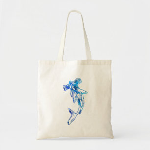 Blauer Hammerhead Tragetasche