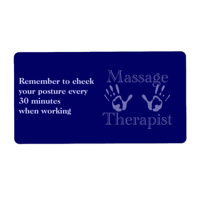 Blauer Handdruck (Vorne)