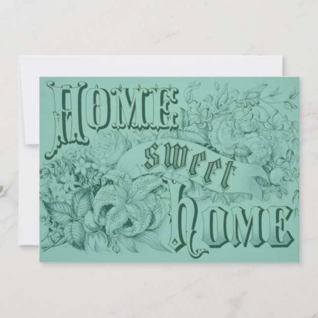 Blauer Hausbrand Einladung (Vorderseite)