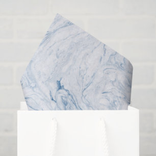 Blauer Haven-Marmor Seidenpapier